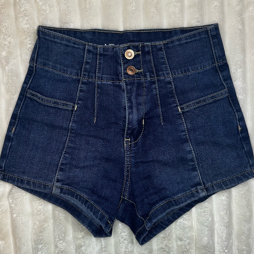 No Boundaries Dark Blue Jean Shorts